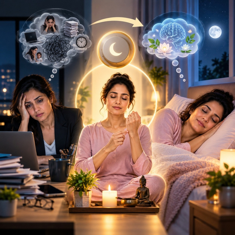 From stressed busy mode to deep restful sleep